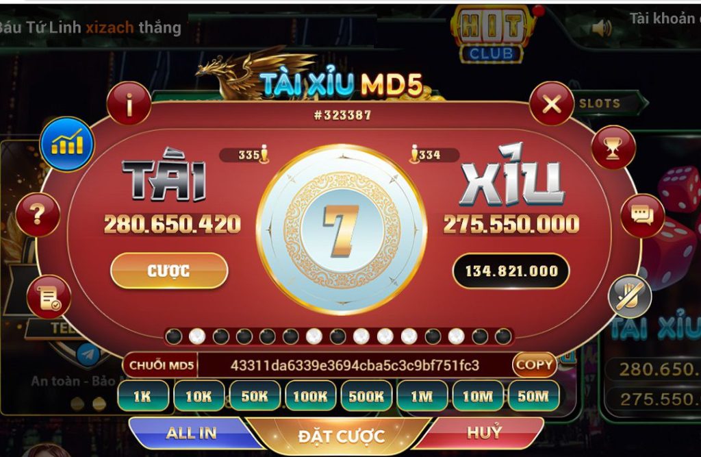 Anh em nên tham gia Tài Xỉu MD5 trên HitClub
