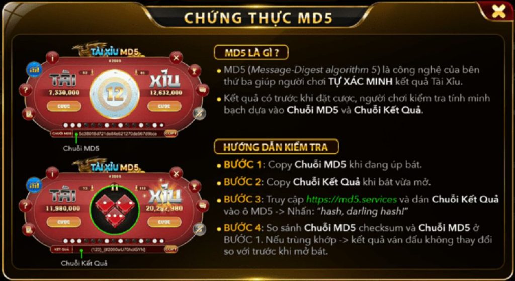 Tham gia Tài Xỉu MD5 trên HitClub đơn giản
